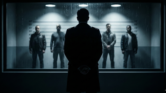 Sala de reconhecimento policial vista por advogado criminalista. Artigo sobre anulação de provas e Artigo 226 do CPP do escritório Altíssimo Advogados.