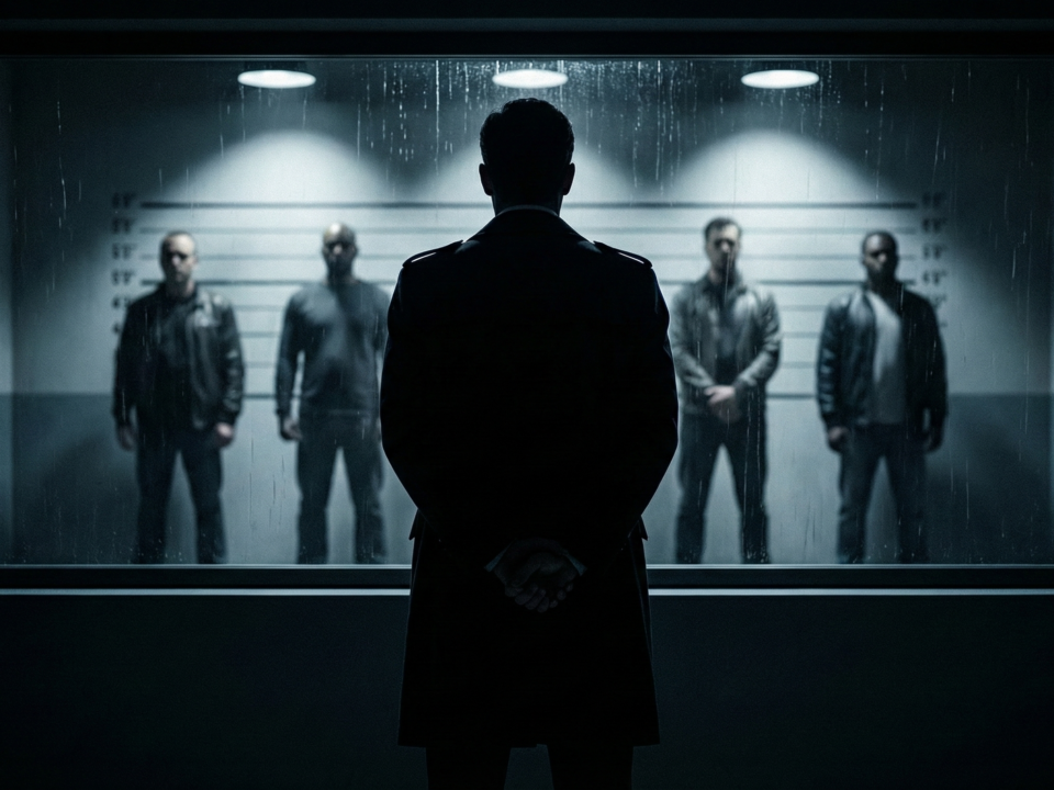 Sala de reconhecimento policial vista por advogado criminalista. Artigo sobre anulação de provas e Artigo 226 do CPP do escritório Altíssimo Advogados.