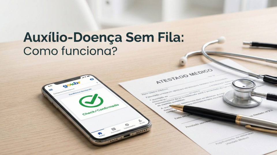 Precisa de auxílio-doença em 2026? Saiba como usar o Atestmed para conseguir o benefício sem perícia presencial e veja o checklist do laudo médico.